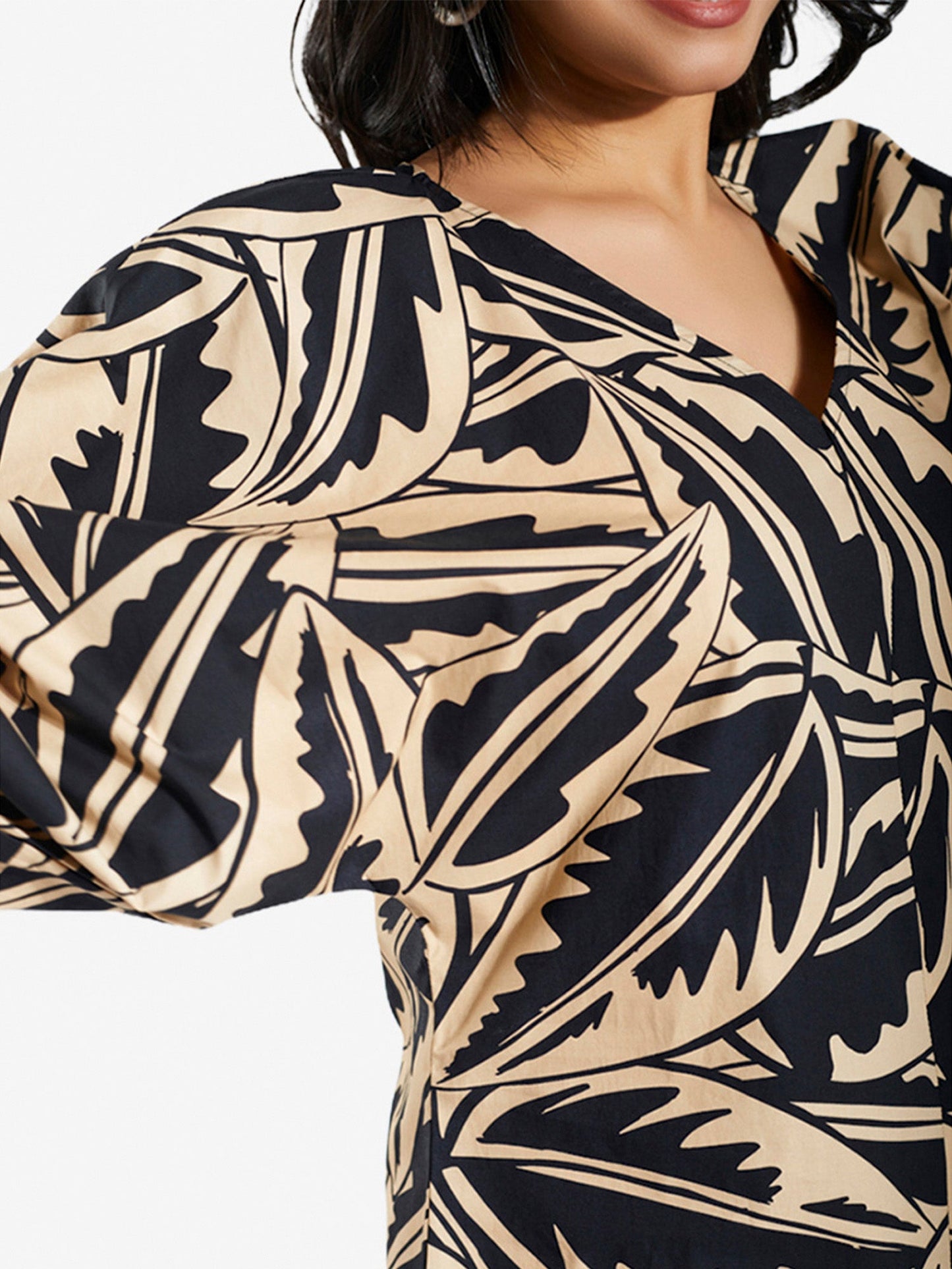 LIZ Night Safari Print Knee Length Dress Mala Singh