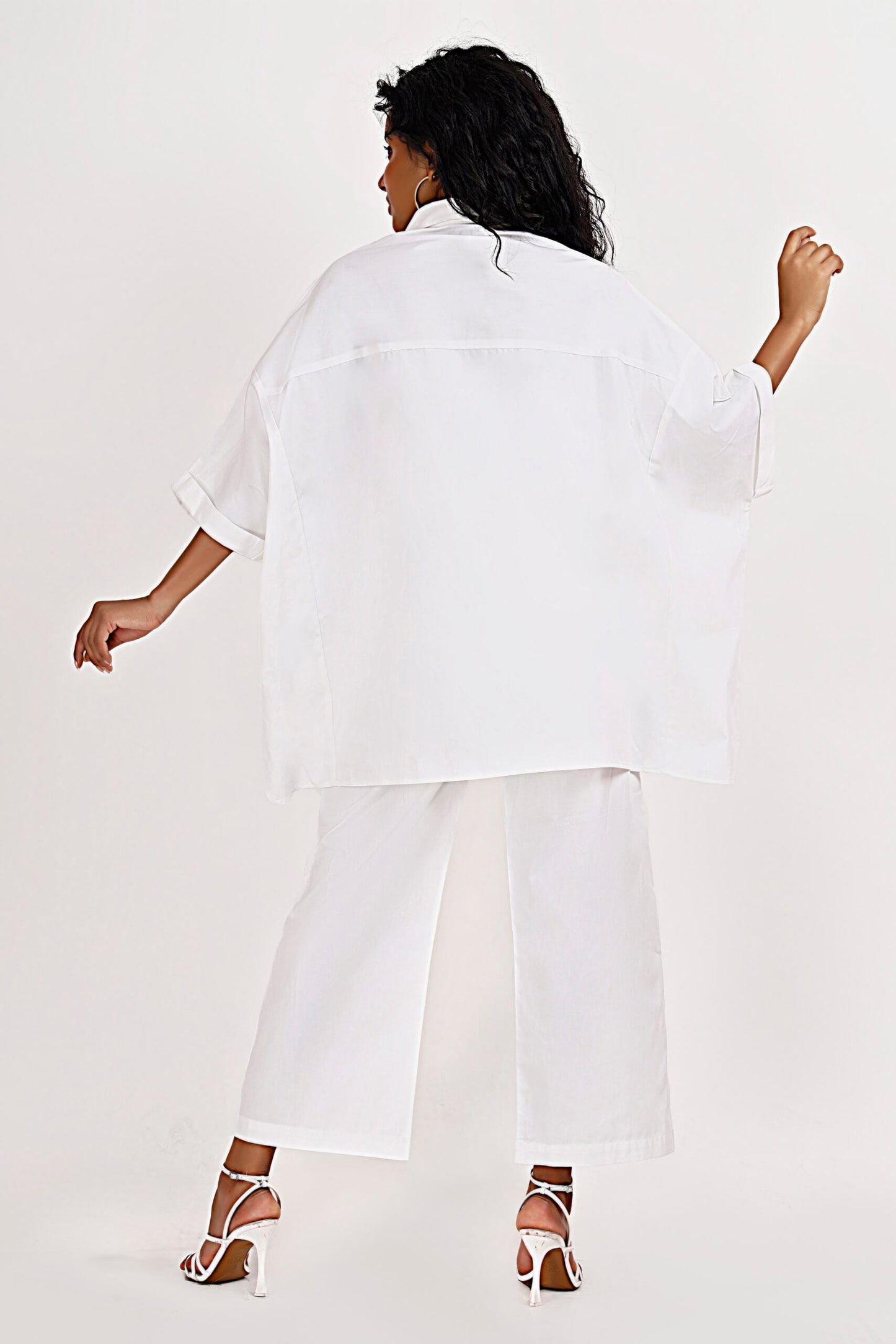 KELLY White Co-Ord Set Mala Singh