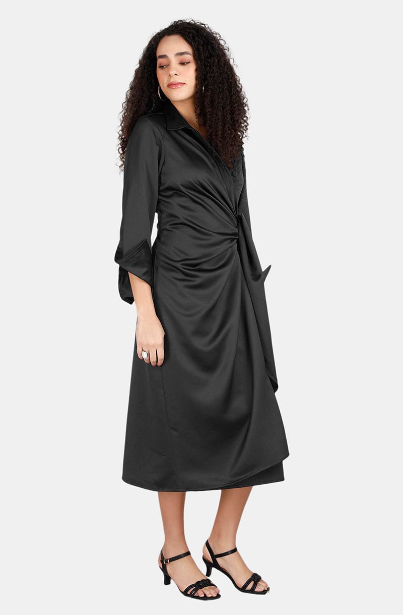 TIFFANY Black Dress Mala Singh