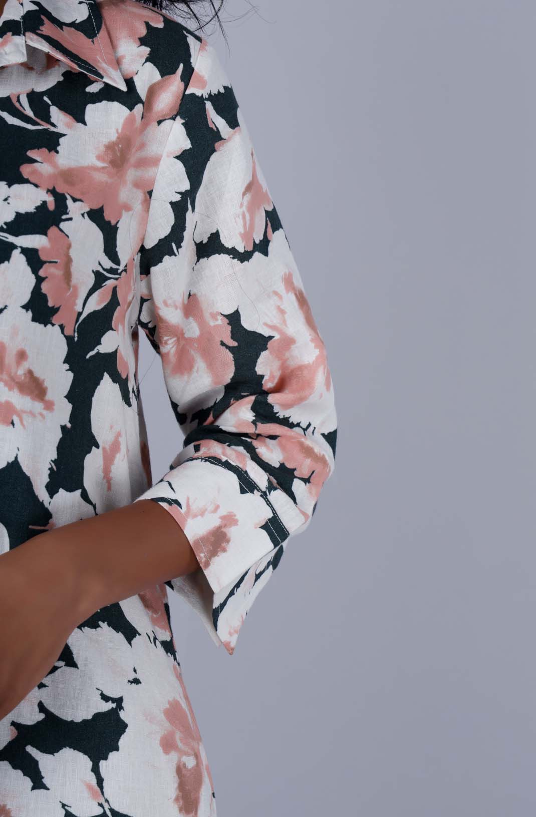 MELODY English Garden Print Shirt Dress Mala Singh