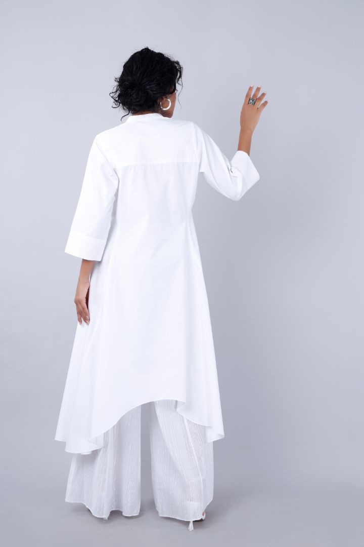 MJI Kurta White Co-Ord Set