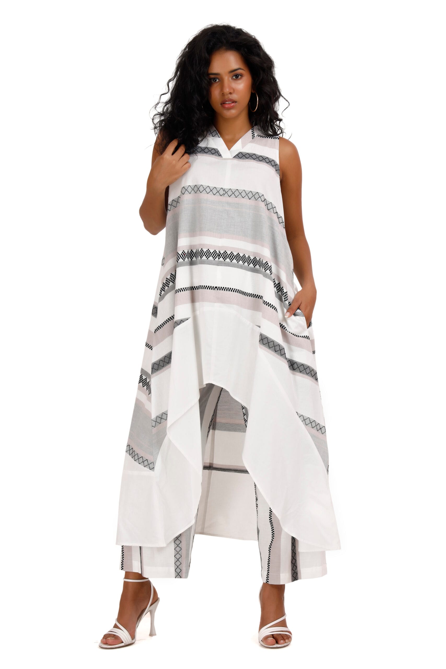 KOCHI Stripe Co-Ord Set Mala Singh