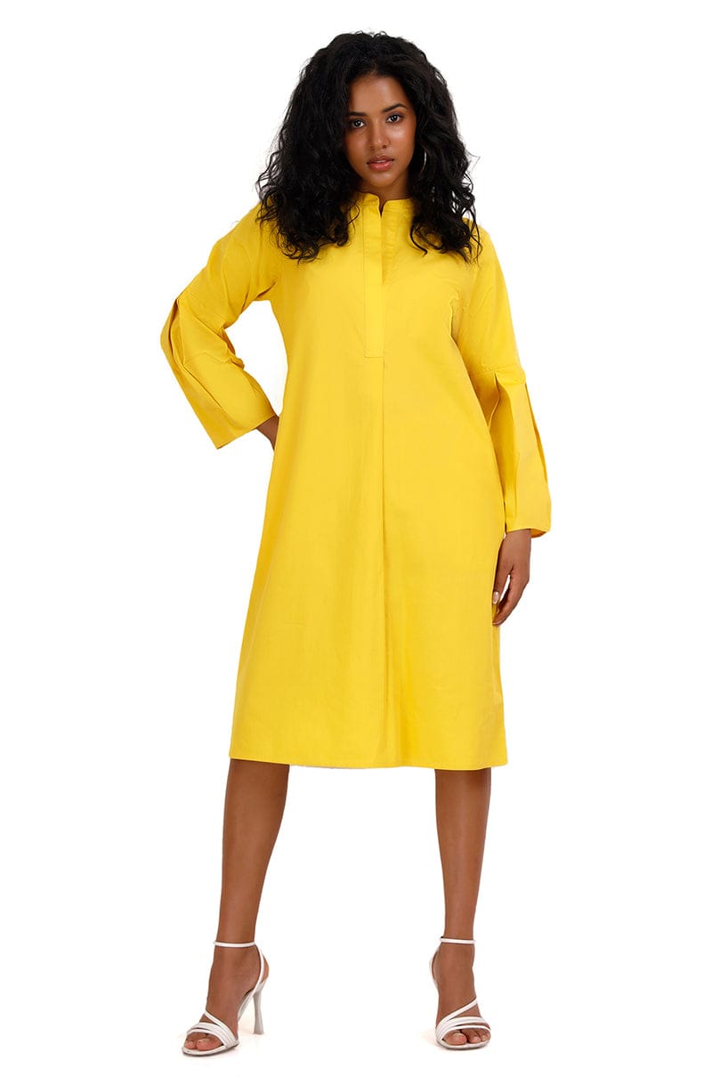 Portia Sunshine Yellow  Dress