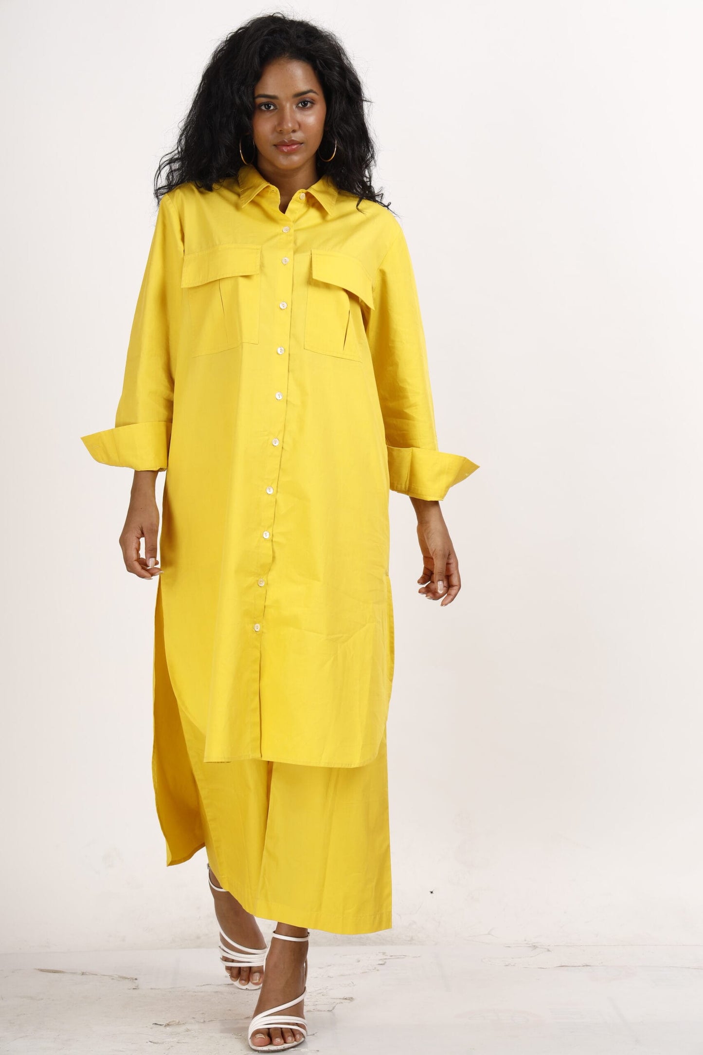 HAILEY Yellow Co-Ord Set Mala Singh