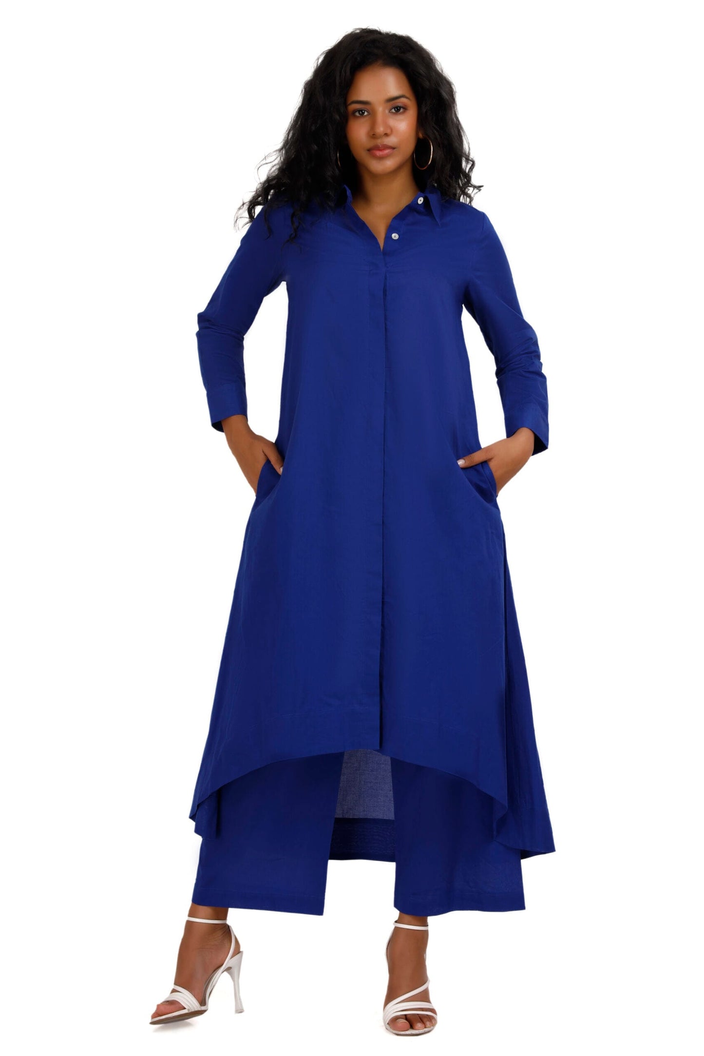 VINESSA Indigo Co-Ord Set Mala Singh