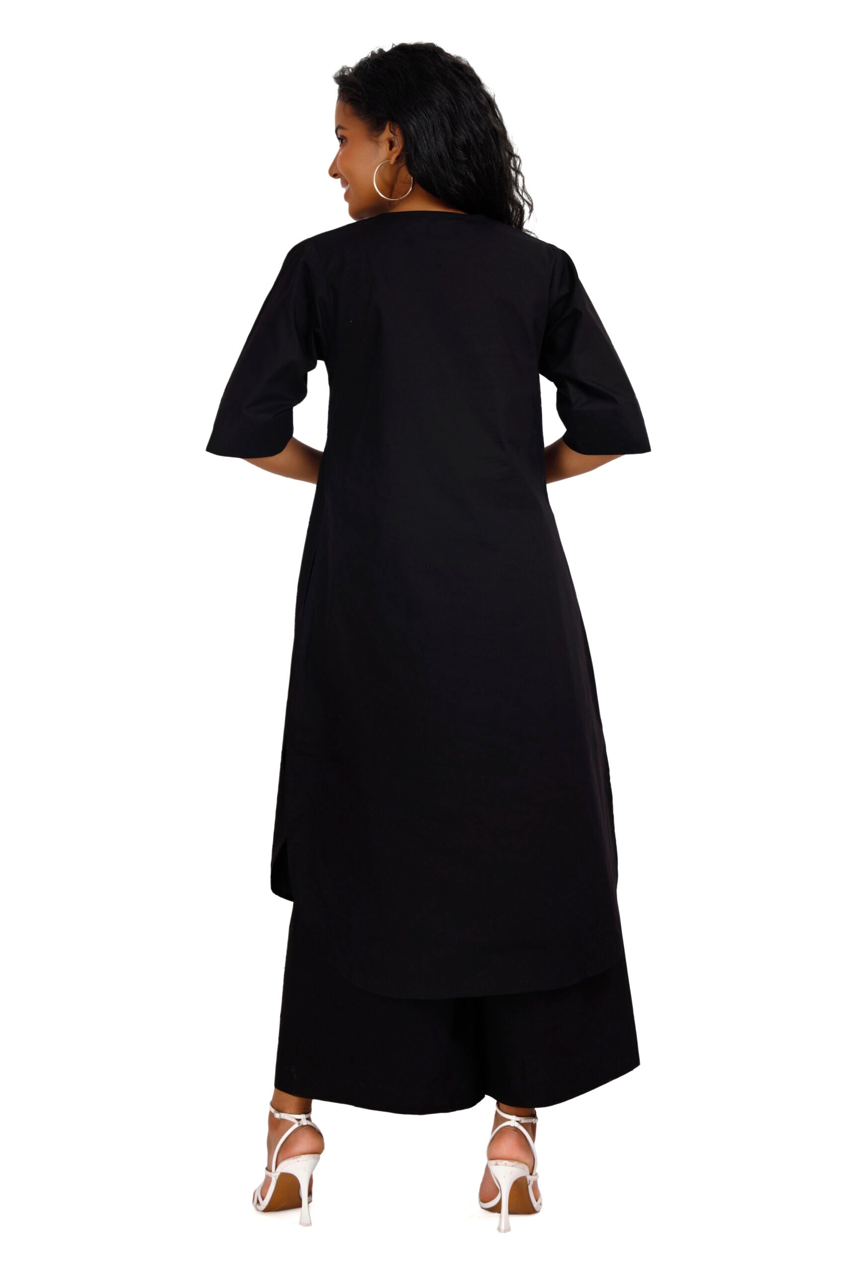 ZOYA Black Co-Ord Set Mala Singh