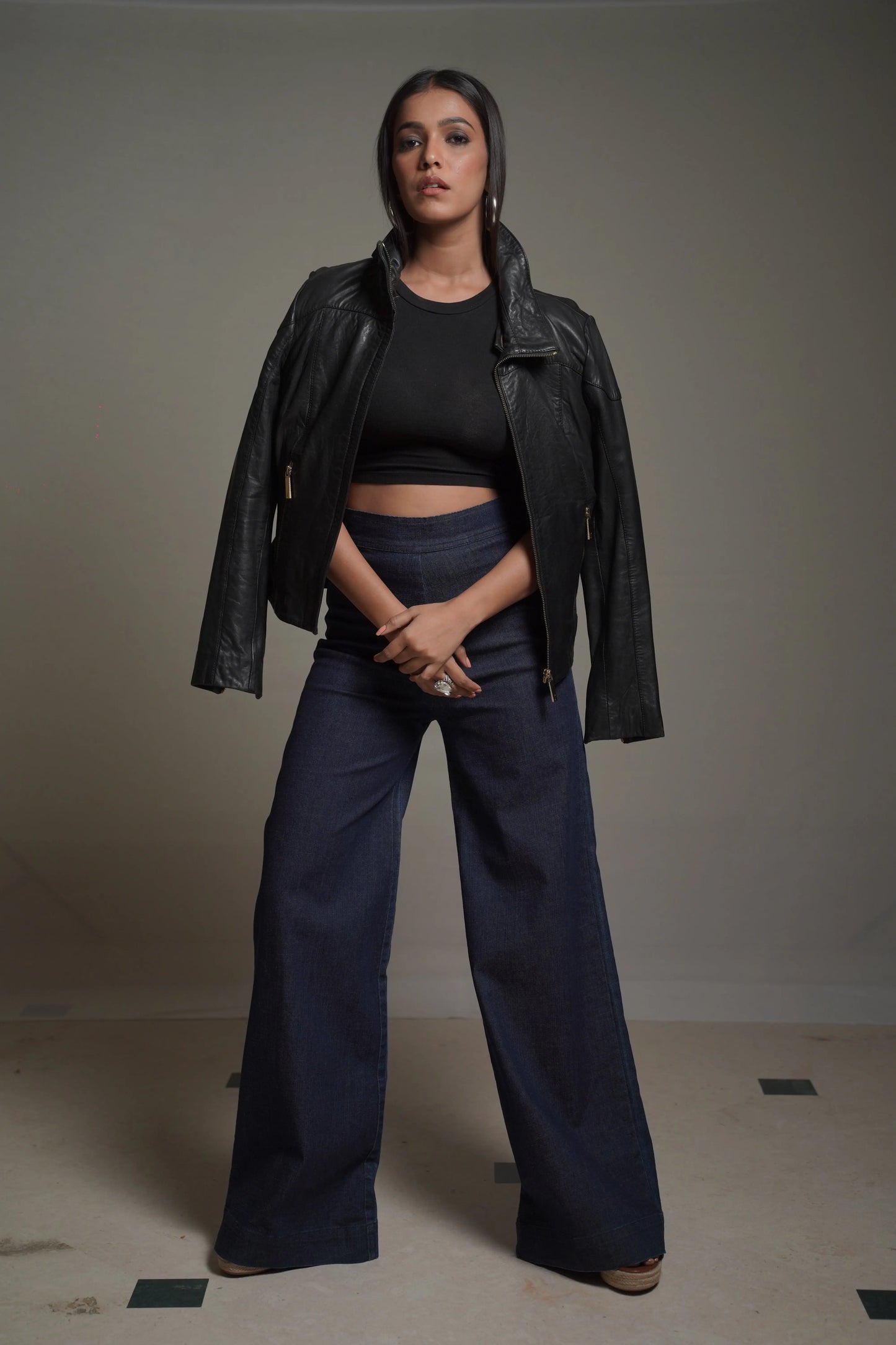 HELENA  Dark Denim Pant Mala Singh