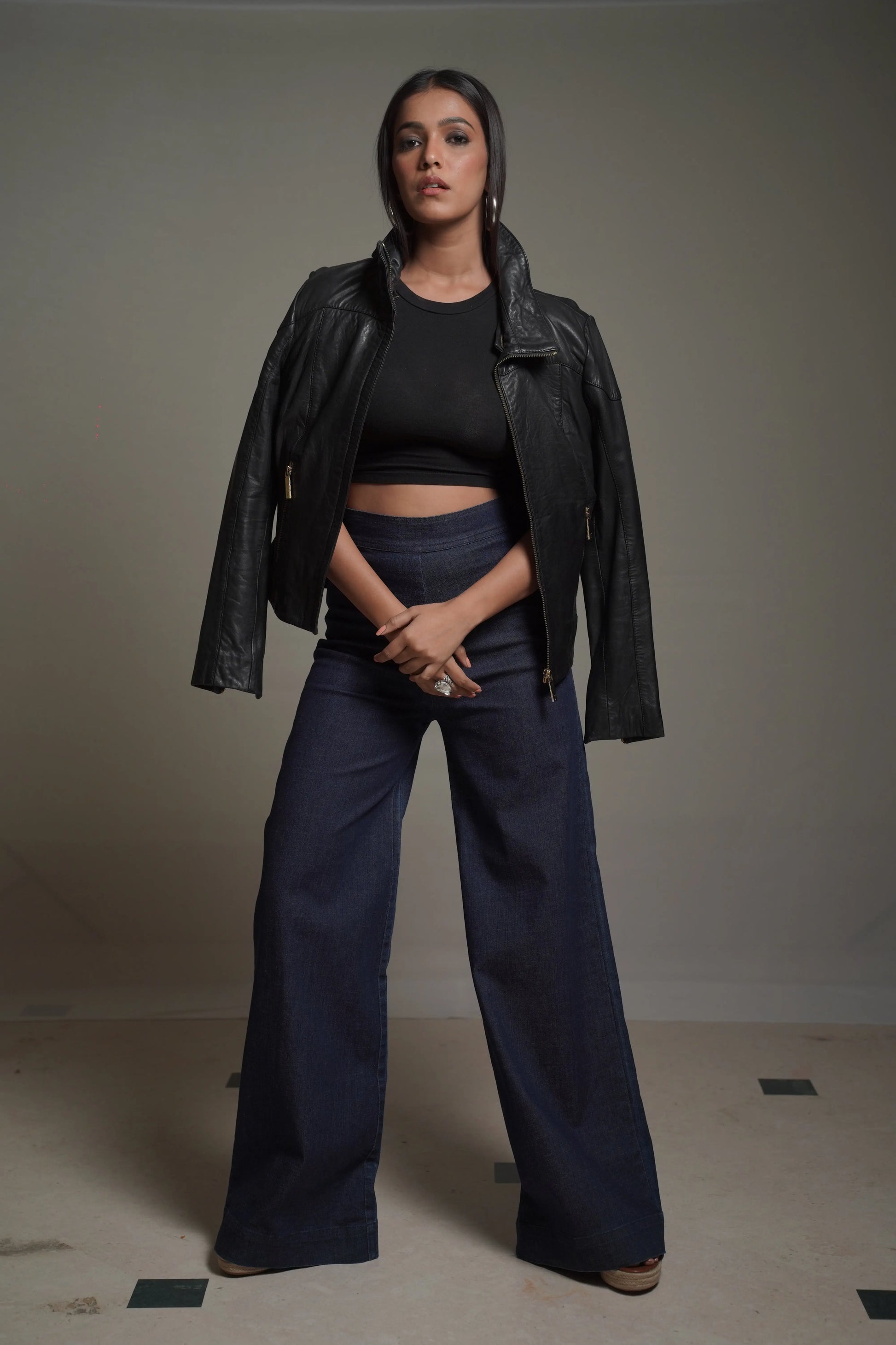 HELENA  Dark Denim Pant Mala Singh